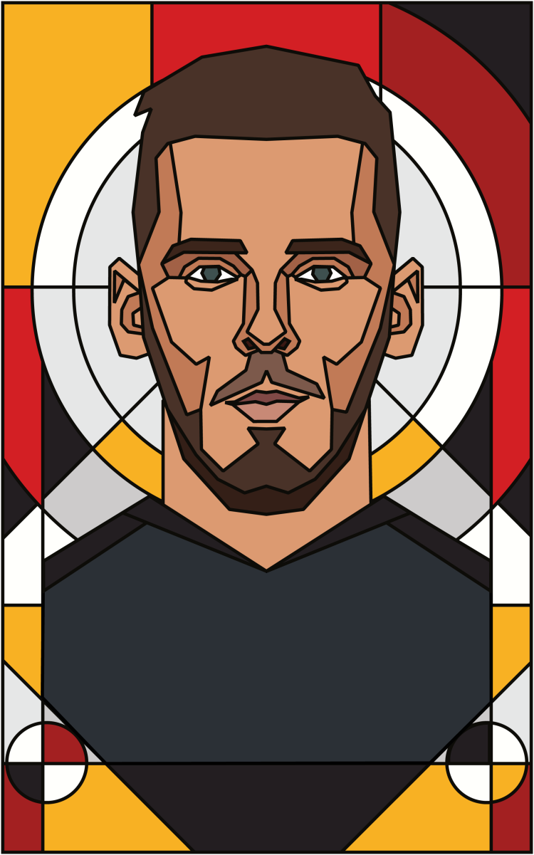 他在採訪中 他在採訪中